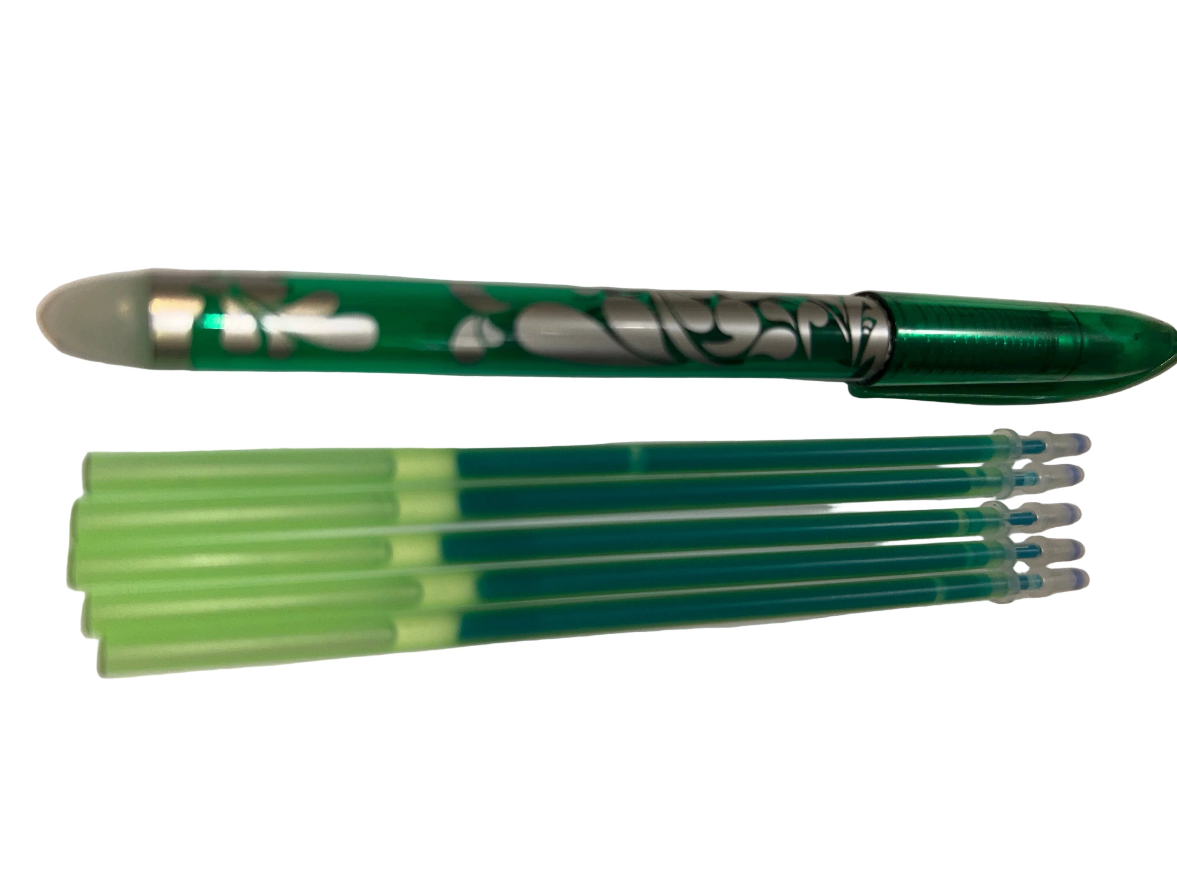 Erasable Gel ink pens with 5 refills