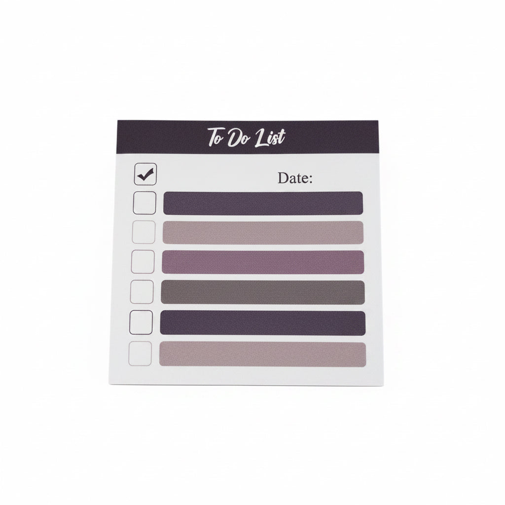 Sticky note pad To Do List