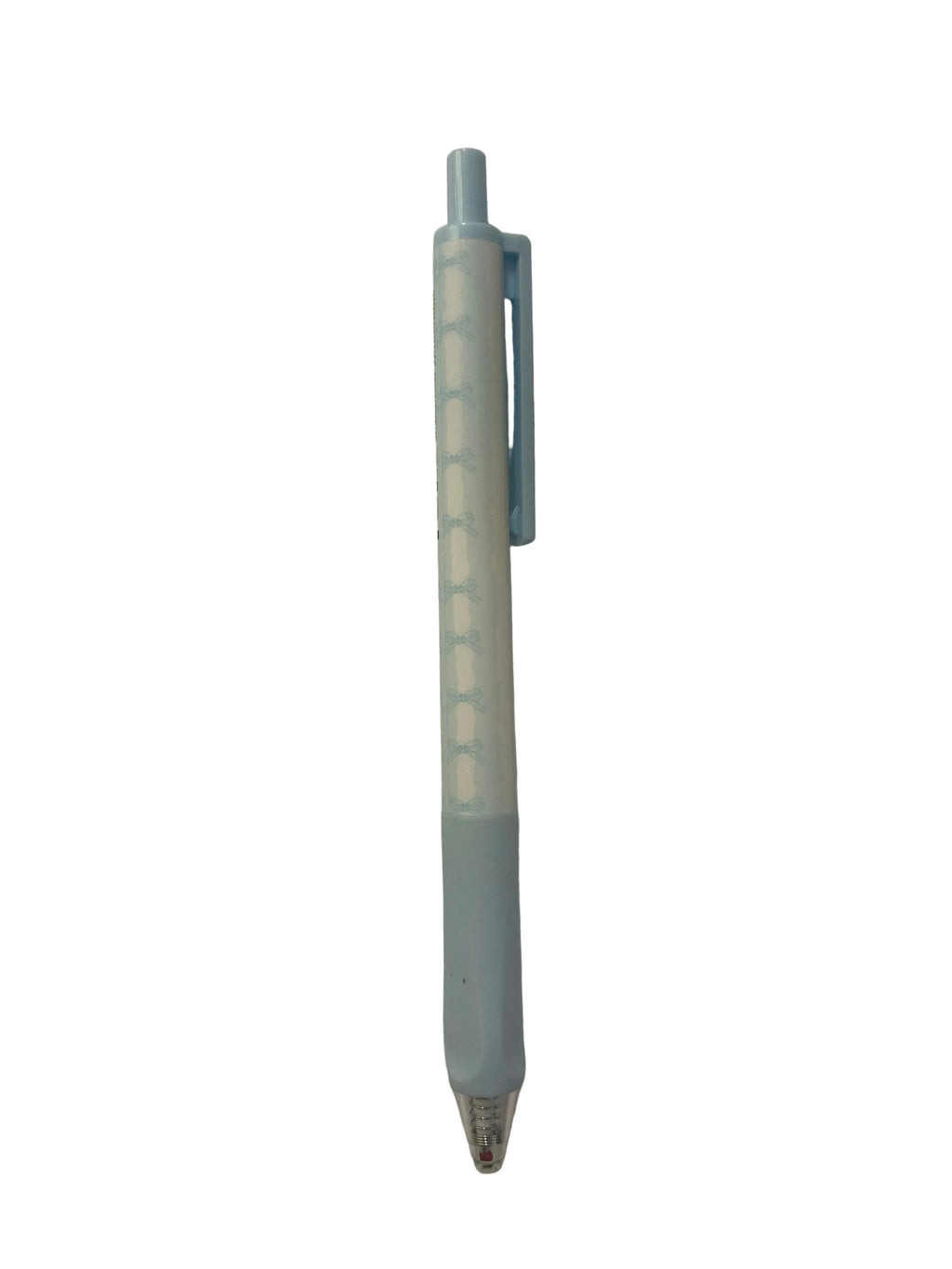 Retractable blue bow Pen