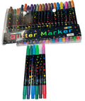 Dual glitter marker