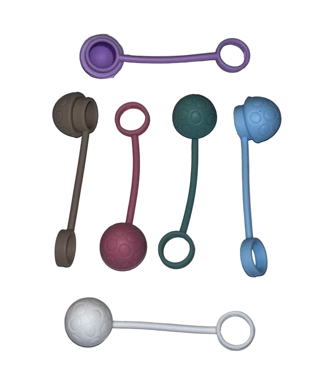 Silicon straw caps
