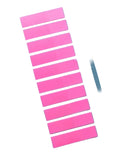 Transparent index stickers