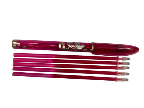 Erasable Gel ink pens with 5 refills