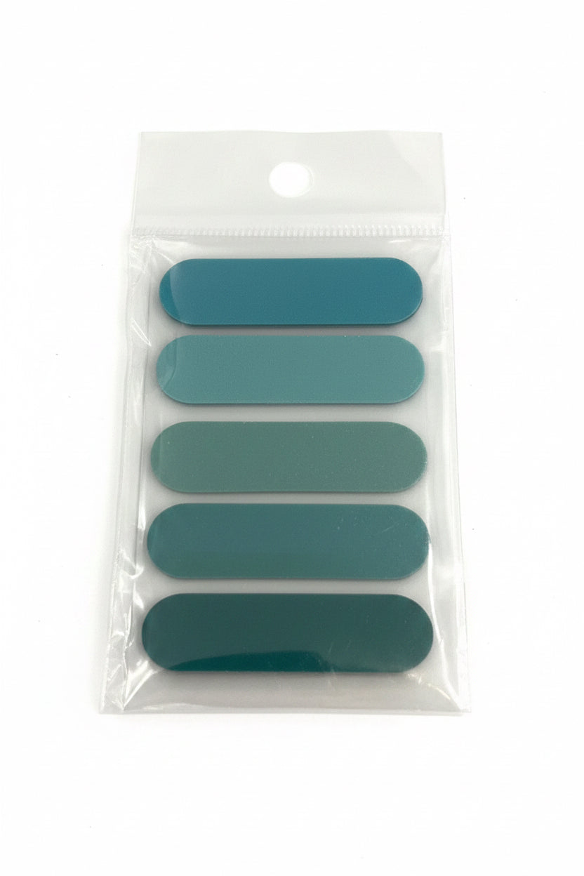 Gradient sticky note tabs