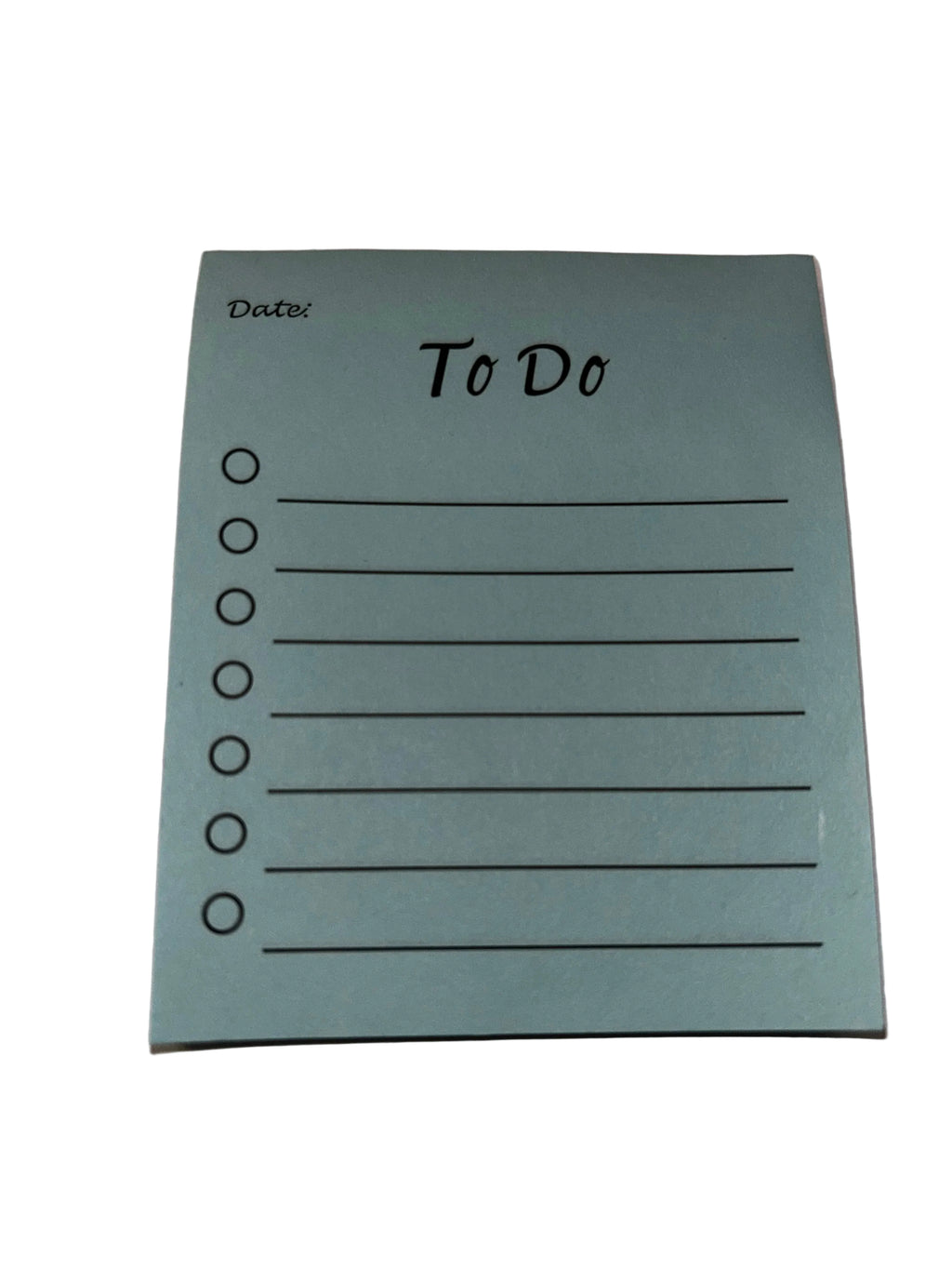 Lined sticky ToDo notepad