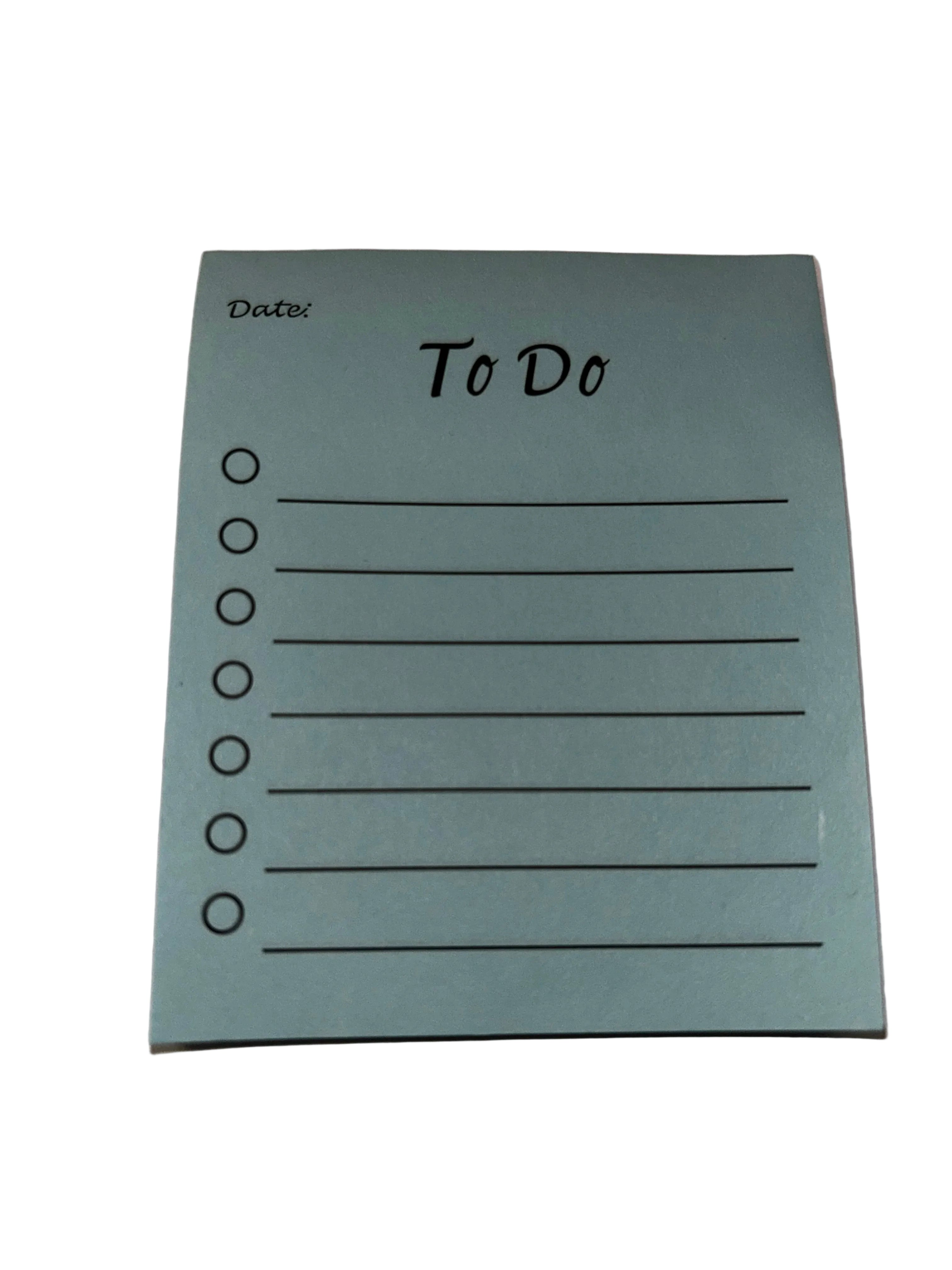 Lined sticky ToDo notepad
