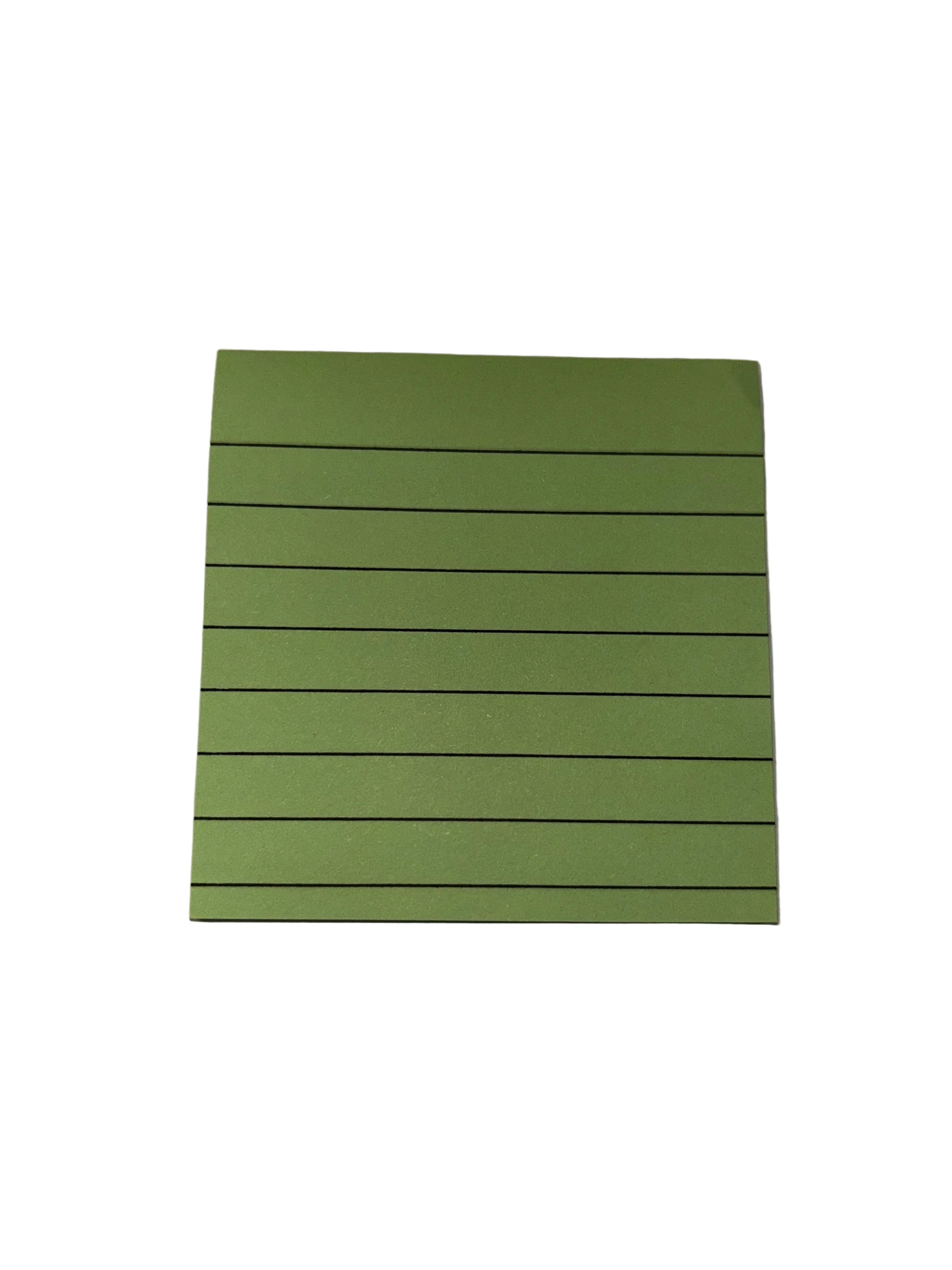 Lined sticky note