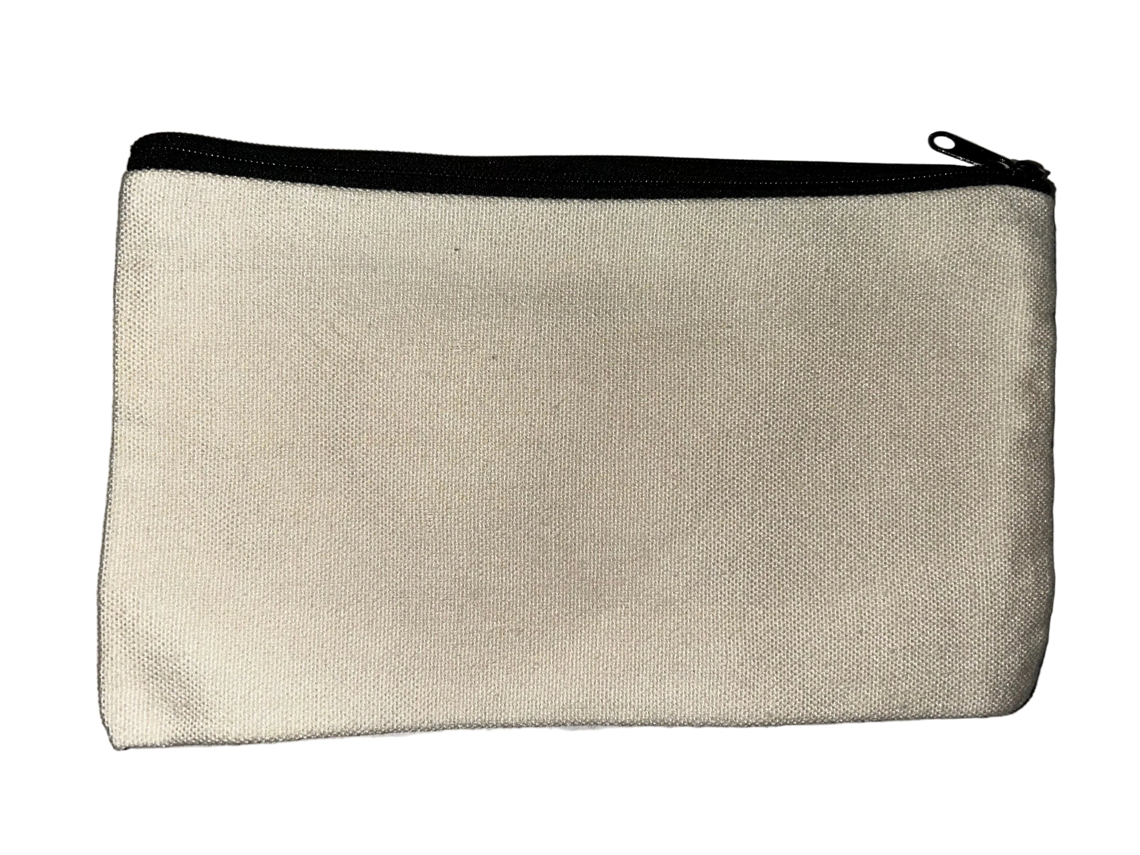 Canvas bag with customized iron on decal