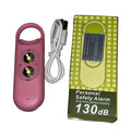 Safety alarm with light