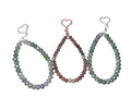 Beaded shiny phone wristlet