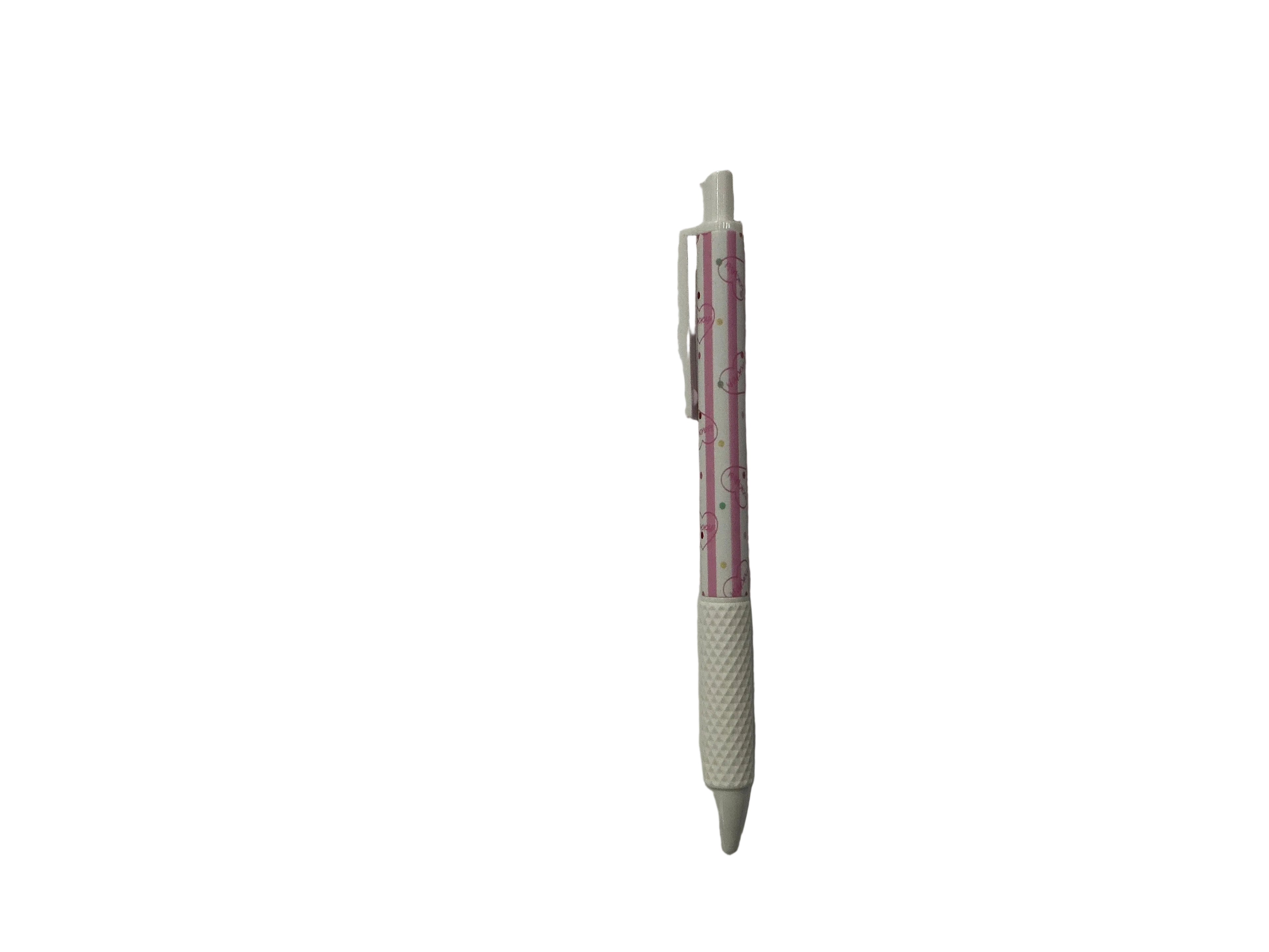 Retractable pink bow pen