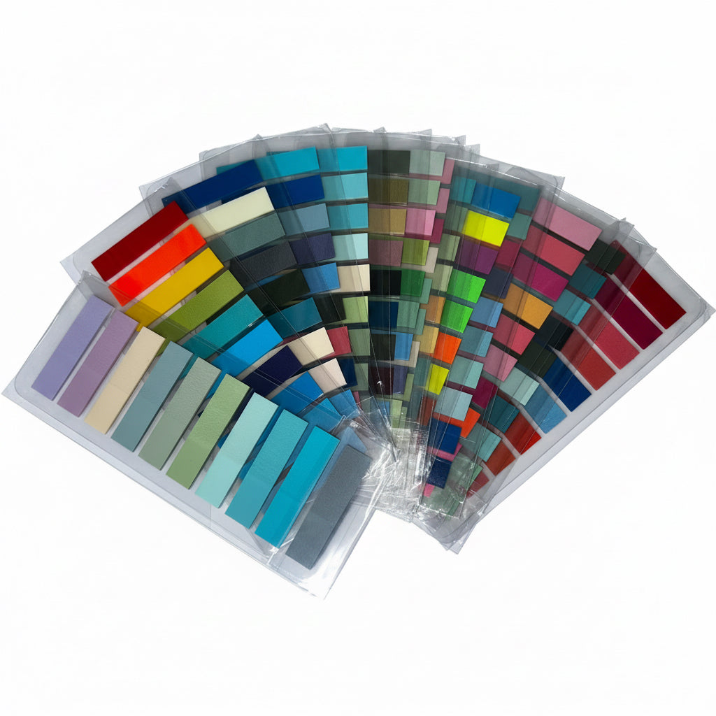 Multi colored index tabs