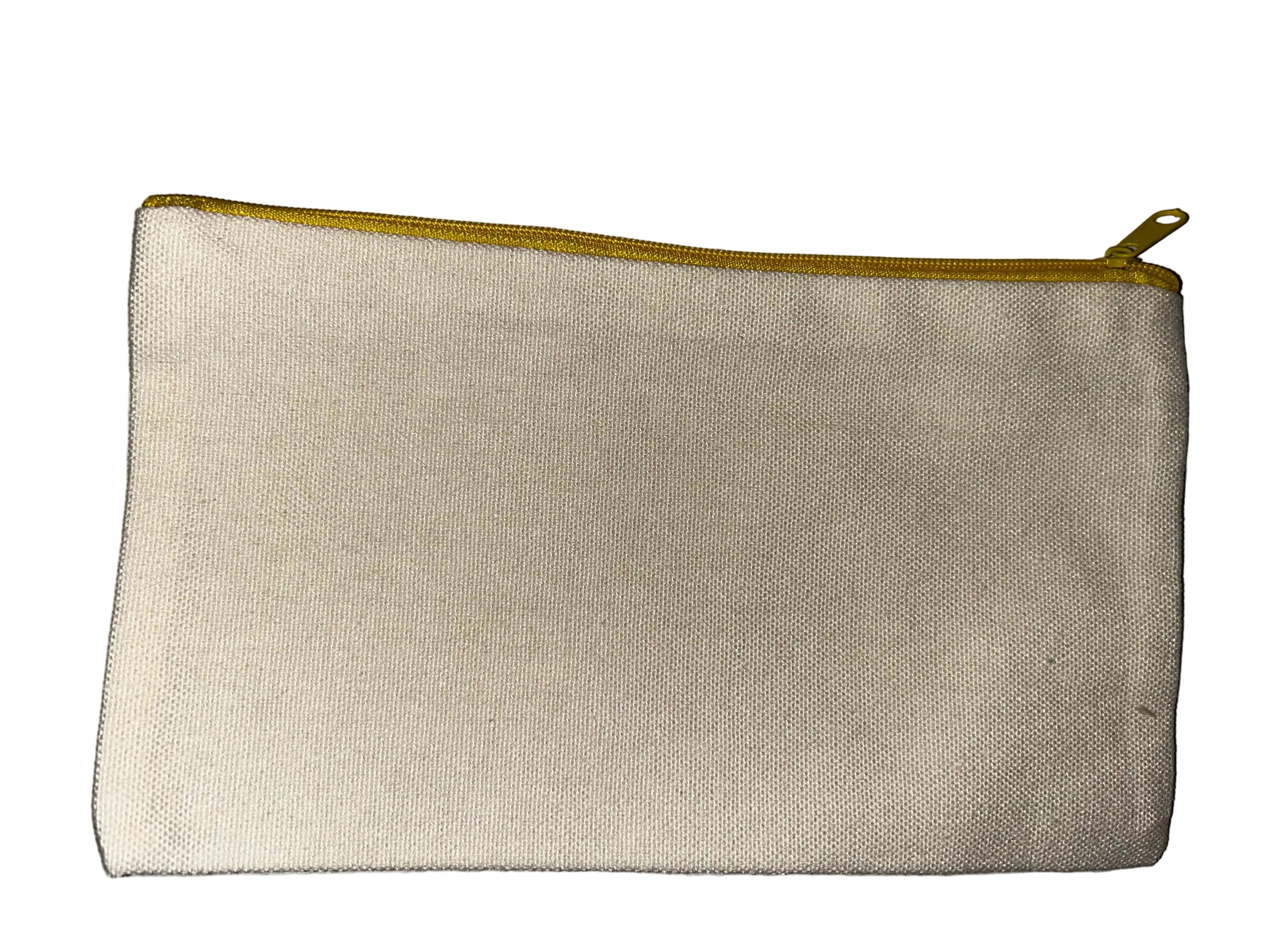 Canvas bag with customized iron on decal