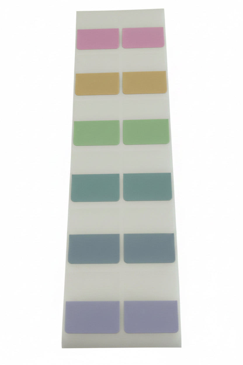 Label index tabs