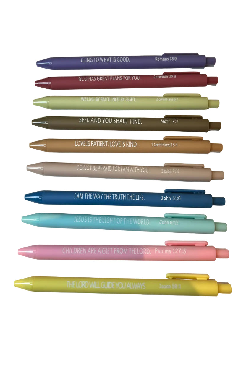 Bible verses pen