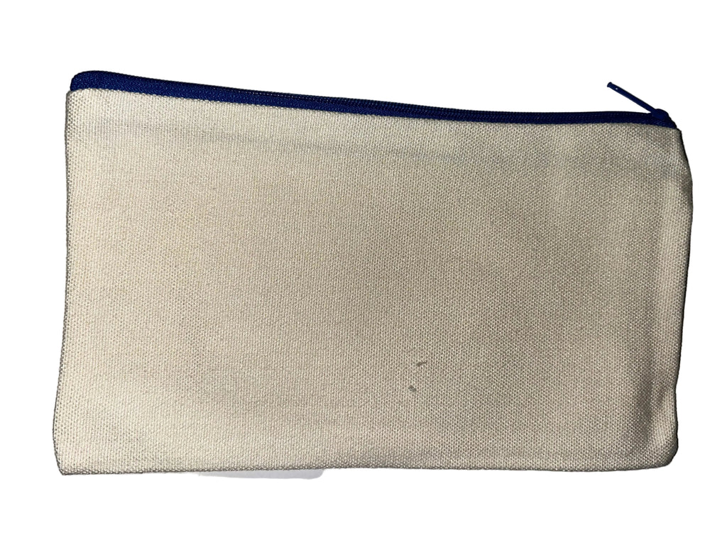 Canvas bag with customized iron on decal