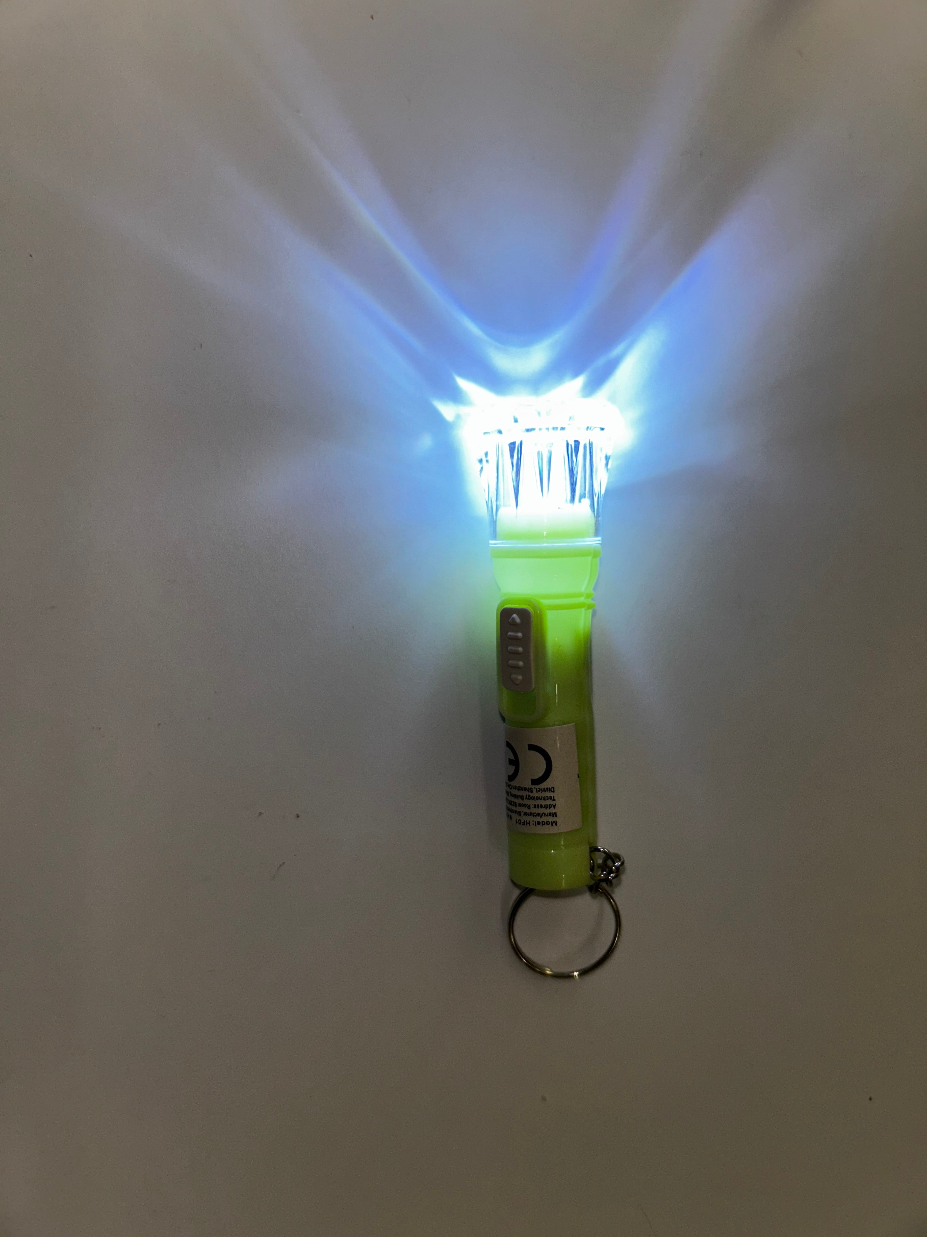 Mini bright keychain flashlight