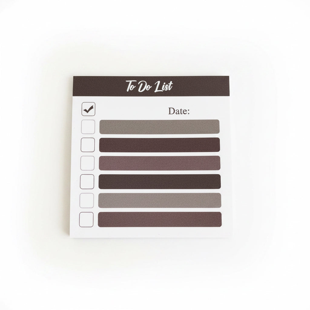 Sticky note pad To Do List