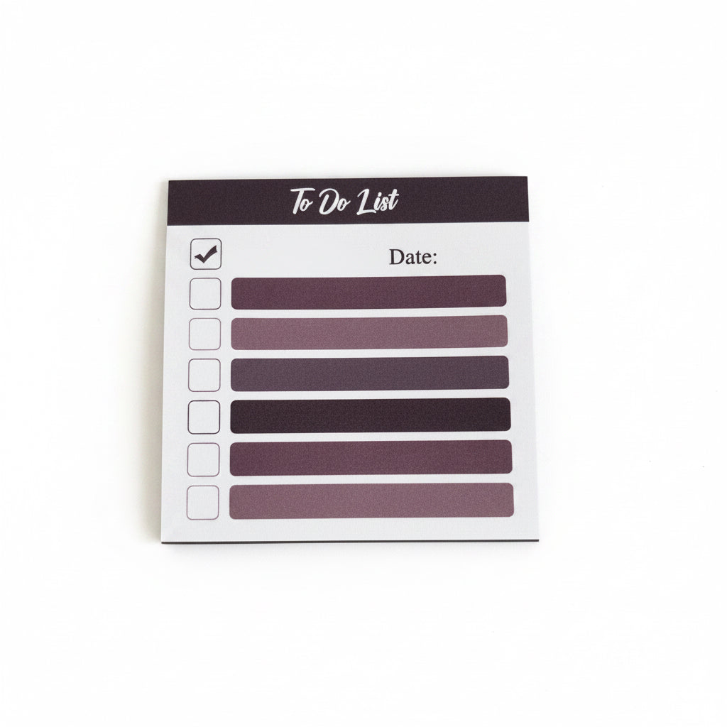 Sticky note pad To Do List
