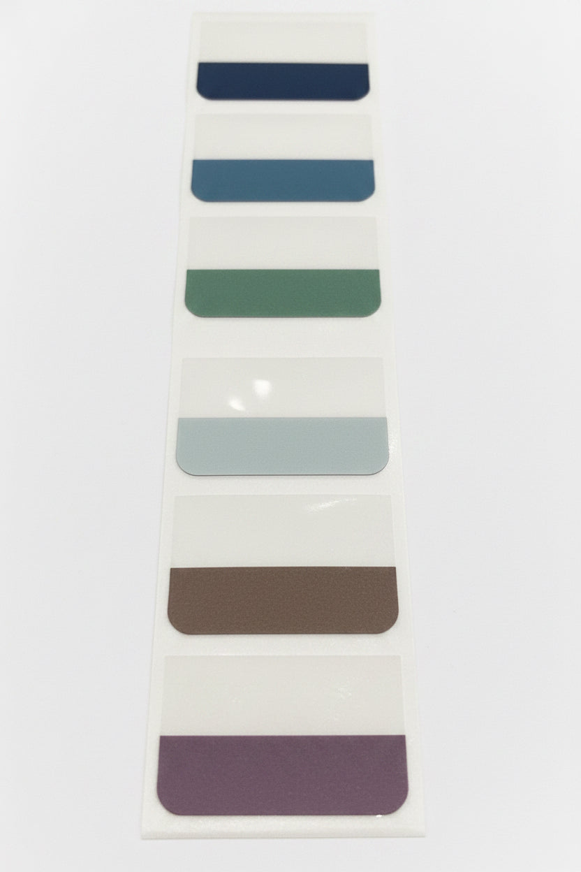 Coloured index tabs