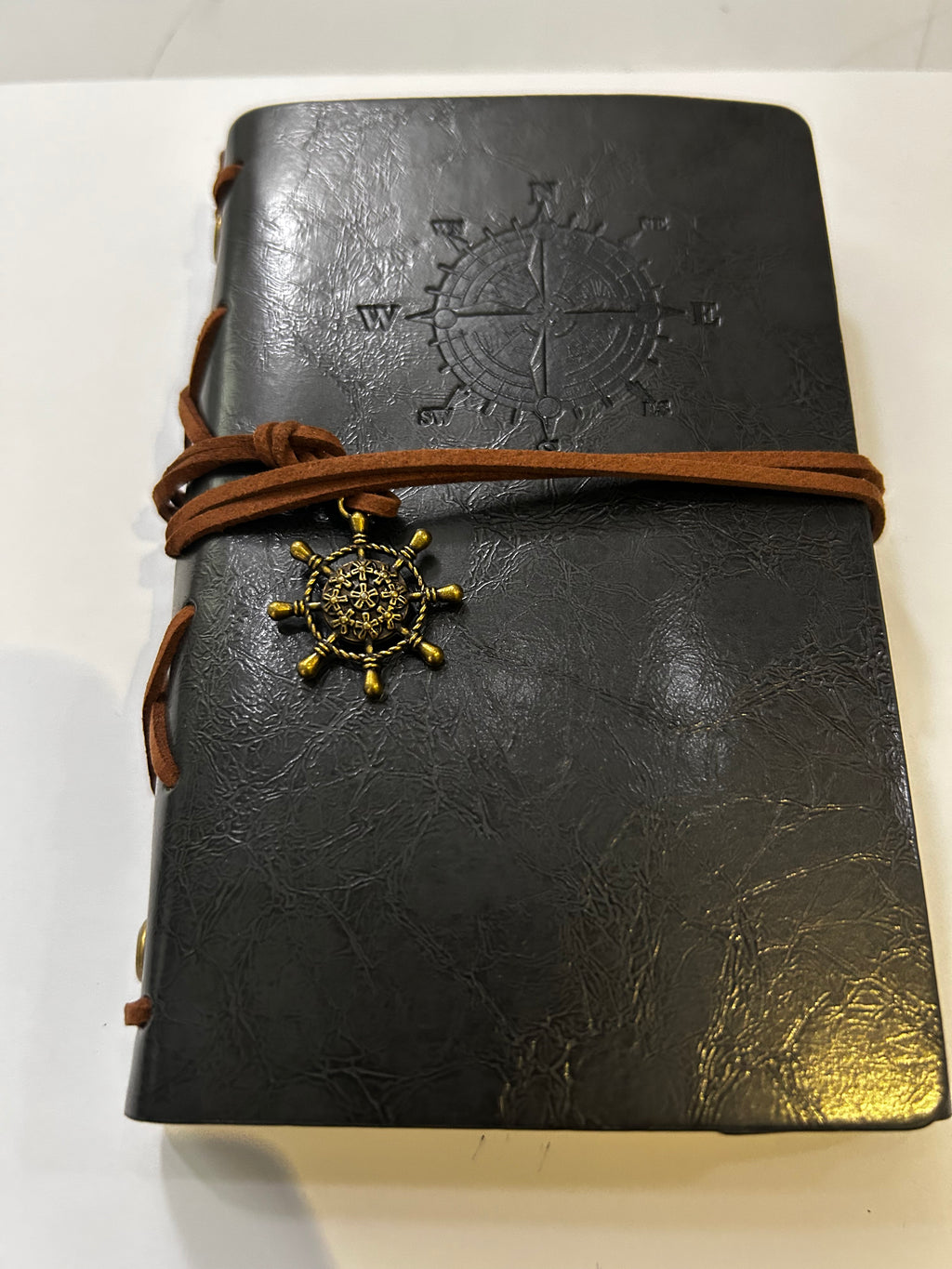 Leather bound notebook