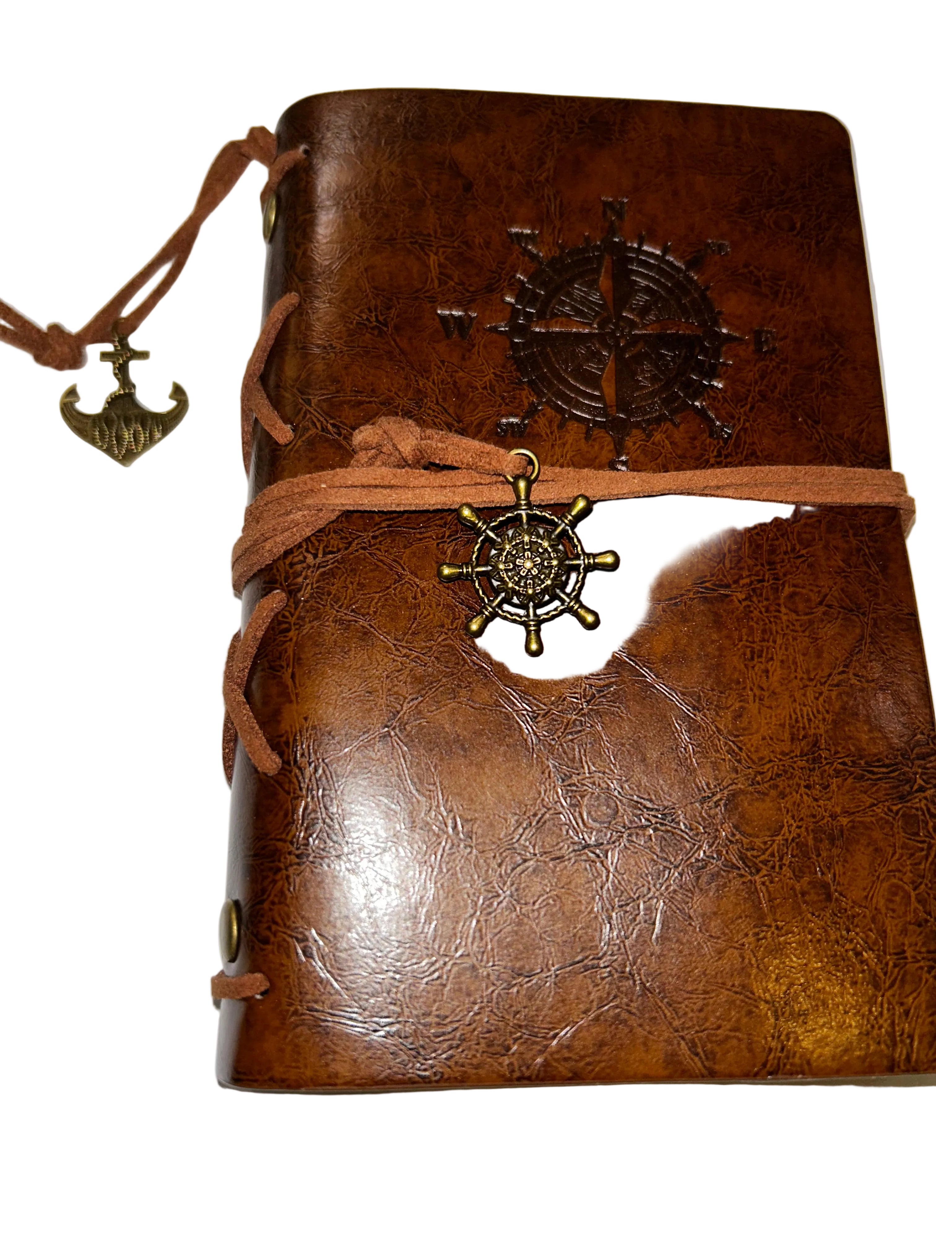 Leather bound notebook