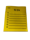 Lined sticky ToDo notepad