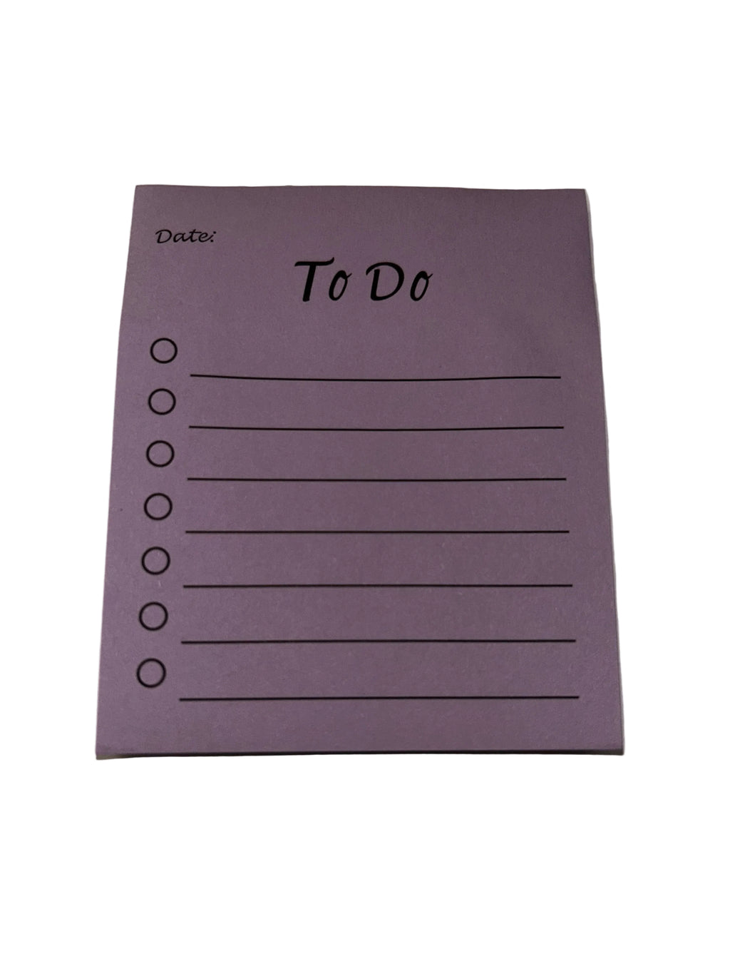 Lined sticky ToDo notepad