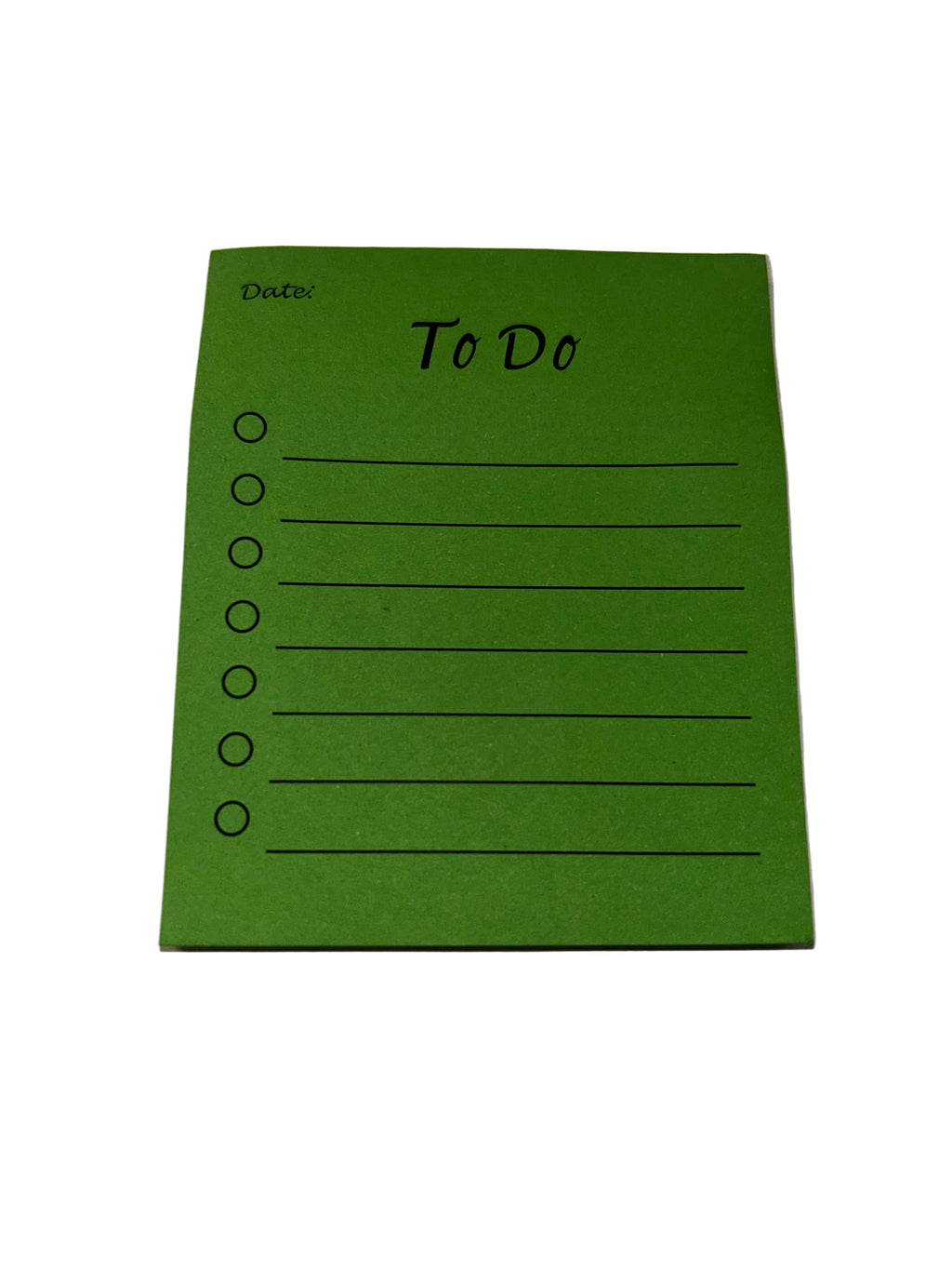 Lined sticky ToDo notepad