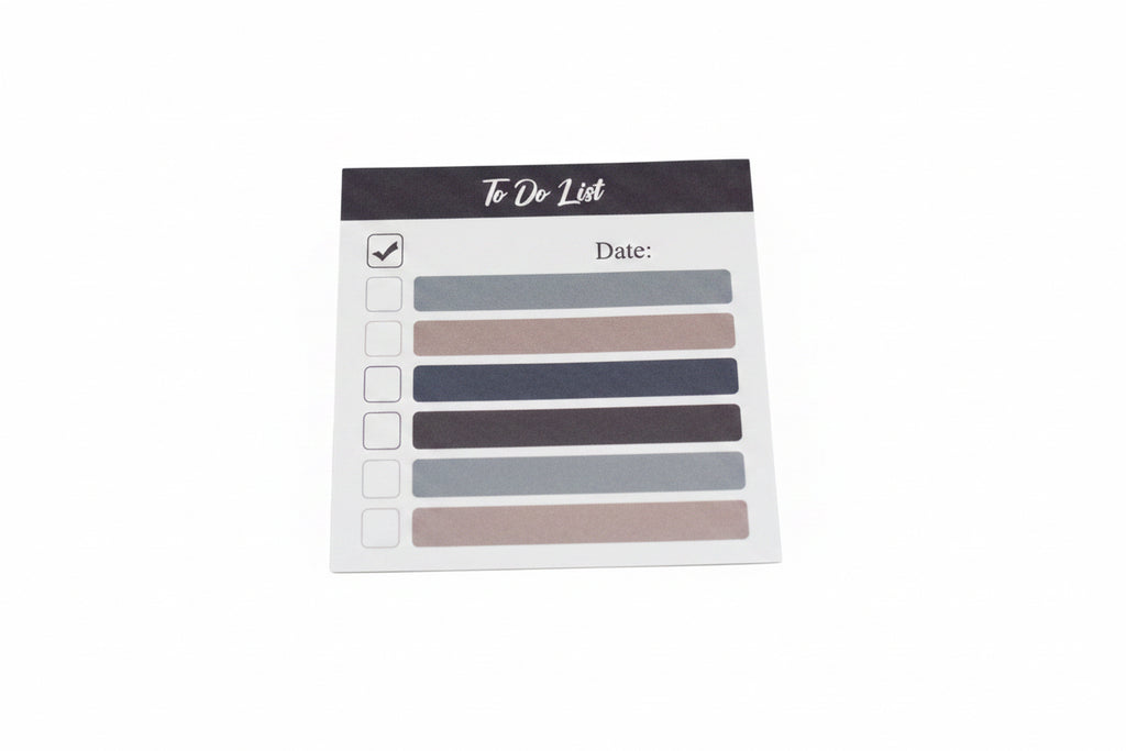 Sticky note pad To Do List
