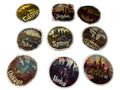 World travel stickers set of 2 cities