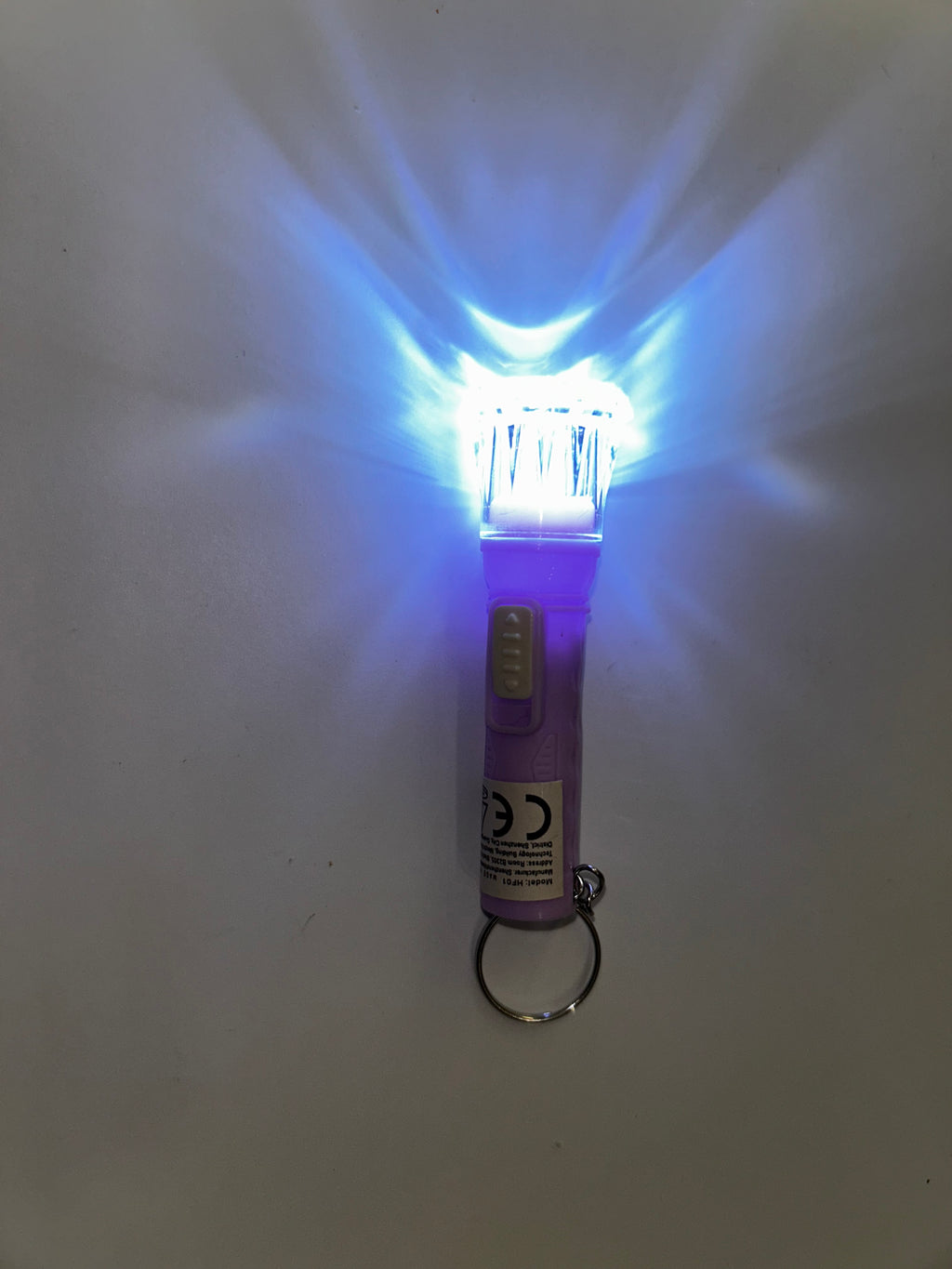 Mini bright keychain flashlight