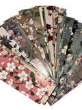 Cardstock floral bookmarks