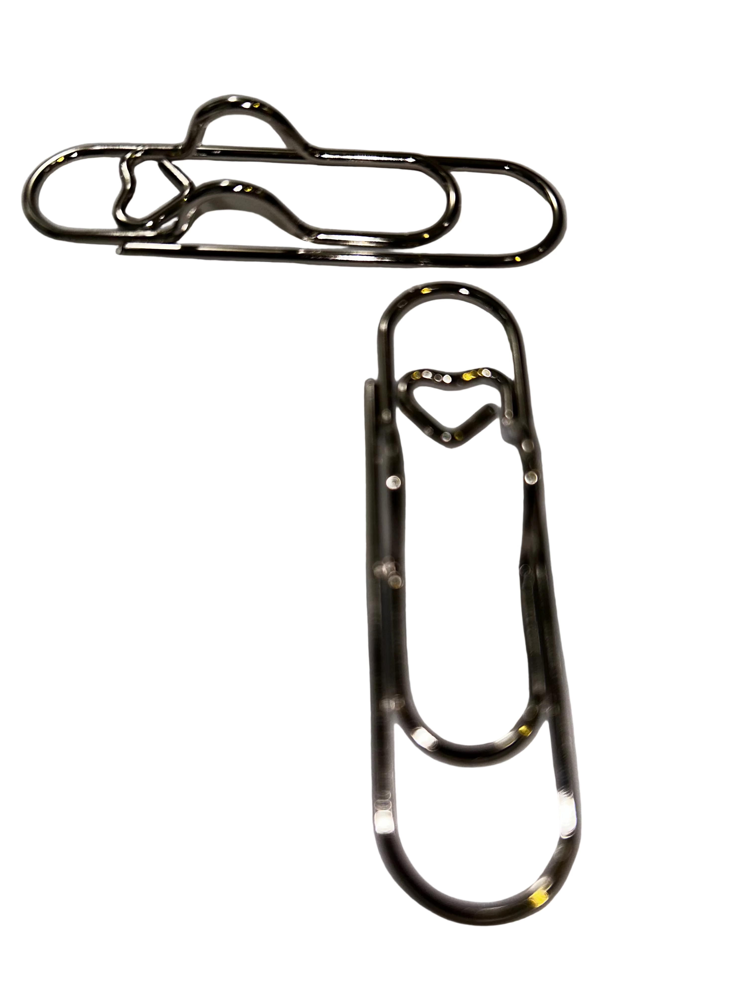 Jumbo pen holder paper clip